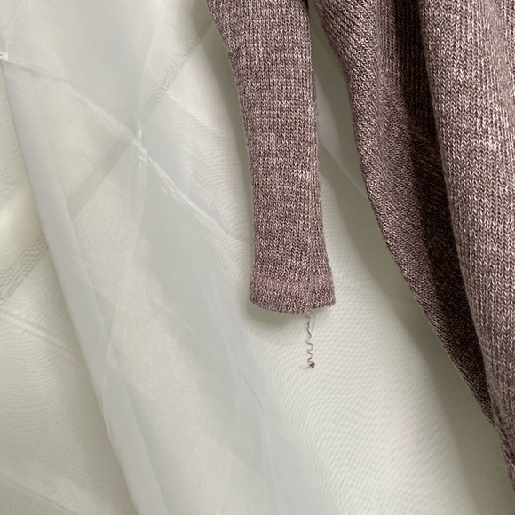 We the Free Sweater Purple Wrap Oversized Dolmon Sleeves XS - Picture 5 of 10